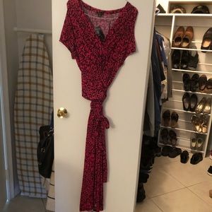 Iman Jersey wrap around dress